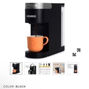 Keurig® K-Slim® single serve coffee maker & coffe pod carousel